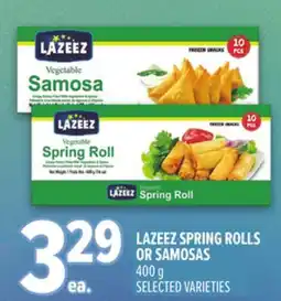 Metro LAZEEZ SPRING ROLLS OR SAMOSAS offer