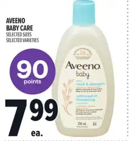 Metro AVEENO BABY CARE offer