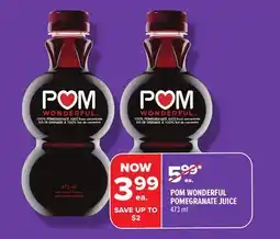 Metro POM WONDERFUL POMEGRANATE JUICE offer