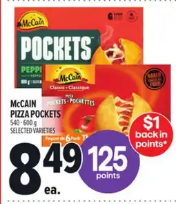 Metro MCCAIN PIZZA POCKETS offer