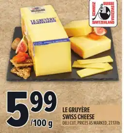 Metro LE GRUYÈRE SWISS CHEESE offer