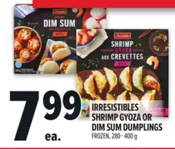 Metro IRRESISTIBLES SHRIMP GYOZA OR DIM SUM DUMPLINGS offer