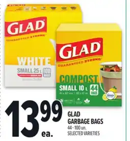 Metro GLAD GARBAGE BAGS offer
