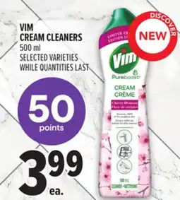 Metro VIM CREAM CLEANERS offer