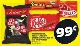 Metro IRRESISTIBLE CHIPS, HERSHEY'S, NESTLÉ OR CADBURY CHOCOLATE BARS OR JELL-O JELLY POWDER offer