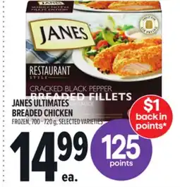 Metro JANES ULTIMATES BREADED CHICKEN offer