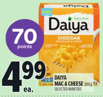 Metro DAIYA MAC & CHEESE offer