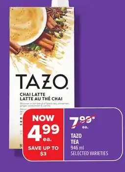 Metro TAZO TEA offer