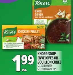 Metro KNORR SOUP ENVELOPES OR BOUILLON CUBES offer