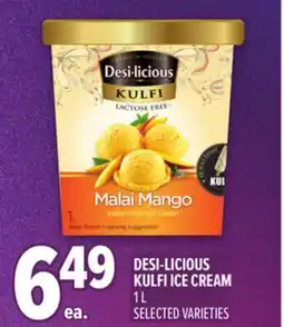 Metro DESI-LICIOUS KULFI ICE CREAM offer