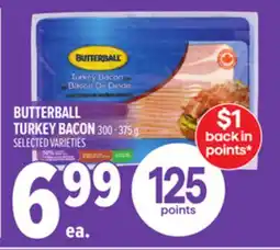 Metro BUTTERBALL TURKEY BACON offer