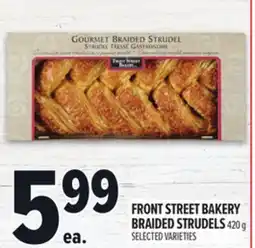 Metro FRONT STREET BAKERY BRAIDED STRUDELS offer