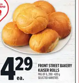 Metro FRONT STREET BAKERY KAISER ROLLS offer