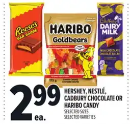 Metro HERSHEY, NESTLÉ, CADBURY CHOCOLATE OR HARIBO CANDY offer