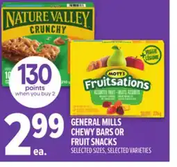 Metro GENERAL MILLS CHEWY BARS OR FRUIT SNACKS offer
