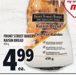 Metro FRONT STREET BAKERY RAISIN BREAD offer