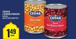 Food Basics CEDAR CANNED BEANS offer