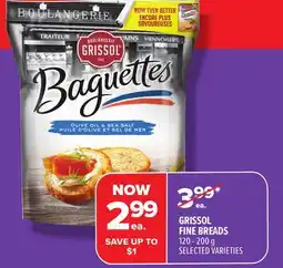 Metro GRISSOL FINE BREADS offer