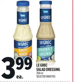 Metro LE GREC SALAD DRESSING offer