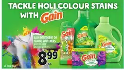 Metro GAIN DETERGENT OR FABRIC SOFTENERS offer