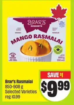 FreshCo Brar's Rasmalai 850-908 g Selected varieties - Ramadan offer