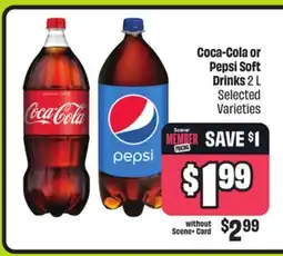 FreshCo Coca-Cola or Pepsi Soft Drinks 2 L Selected offer