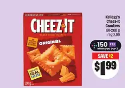 FreshCo Kellogg's Cheez-It Crackers offer