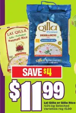 FreshCo Lal Qilla or Qilla Rice 4.54 kg Selected Varieties - Ramadan offer