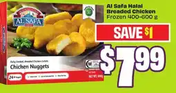 FreshCo Al Safa Halal Breaded Chicken Frozen 400-600 g - Ramadan offer