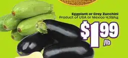 FreshCo Eggplant or Grey Zucchini Product of USA or Mexico - Ramadan offer
