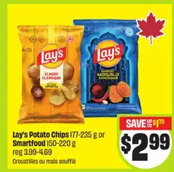 FreshCo Lay's Potato Chips 177-235 g or Smartfood 150-220 g offer
