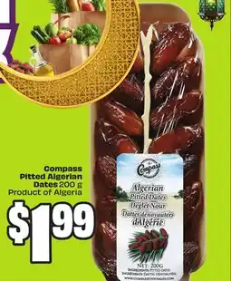 FreshCo Compass Pitted Algerian Dates 200 g Product of Algeria - Ramadan offer
