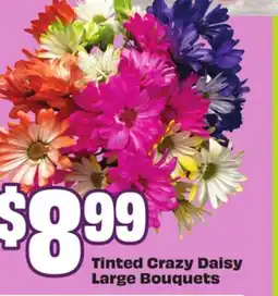FreshCo Tinted Crazy Daisy Large Bouquets offer