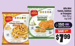 FreshCo Alfa Mini Twists, Rollitos or Triangles offer