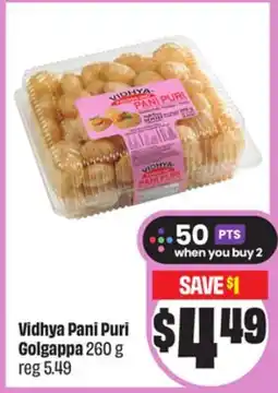 FreshCo Vidhya Pani Puri Golgappa offer