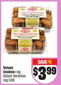 FreshCo Deluxe Cookies 1 kg Select Varieties offer