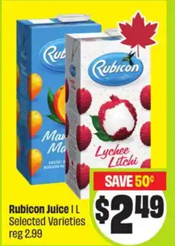 FreshCo Rubicon Juice 1 L Selected Varieties - Ramadan offer