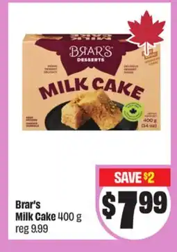 FreshCo Brar's Milk Cake offer