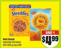FreshCo Post Cereal Selected Varieties offer