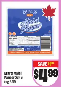 FreshCo Brar's Malai Paneer offer