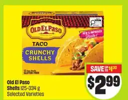 FreshCo Old El Paso Shells 125-334 g Selected Varieties offer