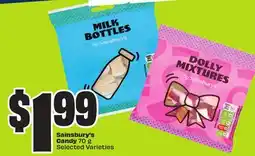 FreshCo Sainsbury's Candy 70 g Selected Varieties offer