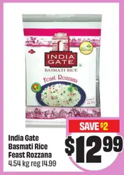 FreshCo India Gate Basmati Rice Feast Rozzana offer