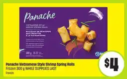 FreshCo Panache Vietnamese Style Shrimp Spring Rolls frozen offer