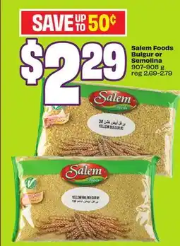 FreshCo Salem Foods Bulgur or Semolina 907-908 g - Ramadan offer
