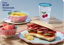 Walmart Hometrends Tableware offer