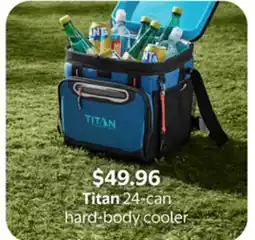 Walmart Titan 24-can hard-body cooler offer