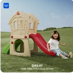 Walmart Little Tikes hide & Seek climber offer