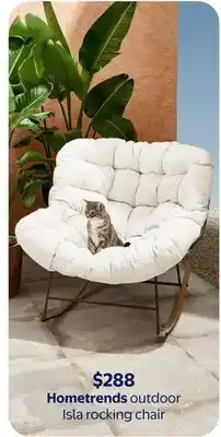 Walmart Hometrends outdoor Isla rocking chair offer