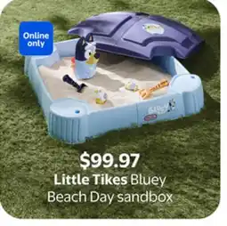 Walmart Little Tikes Bluey Beach Day Sandbox offer
